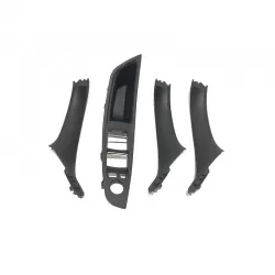 BMW F10 Lci Siyah Iç Kapı Kolu Tutamağı Set 51417225873 (4 Parça) - 2