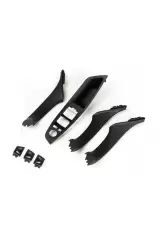 BMW F10 İÇ KAPI KOLU TUTAMAK SET SİYAH 7 PARÇA 51417225873 - 2