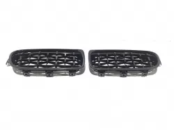 BMW F30 Lci Ön Panjur Diamond Model Piano Black OEM1303167 | F30 Ön Böbrek - Izgara - 2