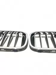 BMW G30 Luxury Krom Ön Panjur Sağ-Sol Takım 51137383519-51137383520 | G30 Luxury Ön Böbrek - Izgara Takım - 4