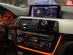 BMW F30 Lci Işıklı Parlak Siyah Klima Paneli - 1