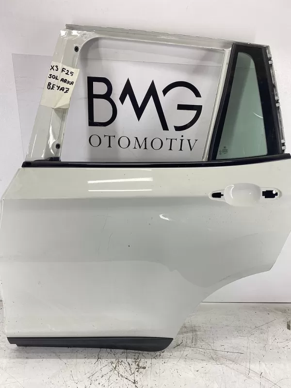BMW X3 F25 Sol Arka Kapı 41527236695 (Beyaz)