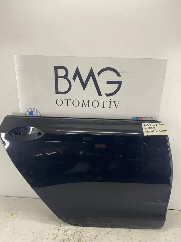 BMW F07 GT Sağ Arka Kapı 41527228150 (Siyah Metalik)