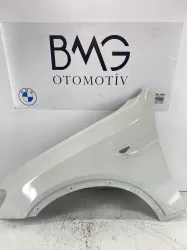 BMW X4 F26 Sol Ön Çamurluk 41357267323 (Beyaz) - 2