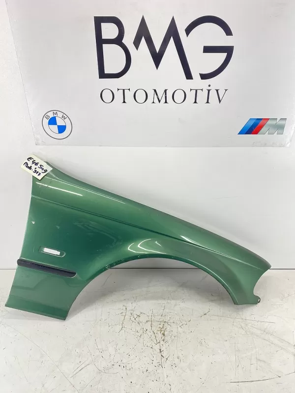 BMW E46 Sağ Ön Çamurluk 41357042324 (Yeşil)