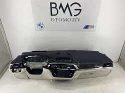 BMW M5 F90 Torpido 51458074916 |F90 Head-Up Dikişli Torpido (Bej) - 2