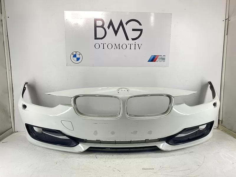 BMW F30 Ön Tampon 51117293022 | F30 Sportline Ön Tampon (Beyaz)