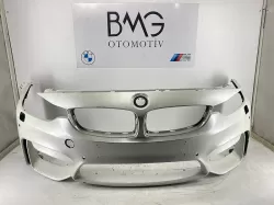 BMW M3 F80 Ön Tampon 51118058802 (Sedef Beyaz) - 3