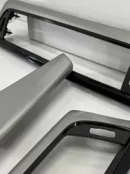 BMW F36 Alt Siyah Üst Dekorlu Gümüş Trim Seti KÇM ( Orjinal) - 3
