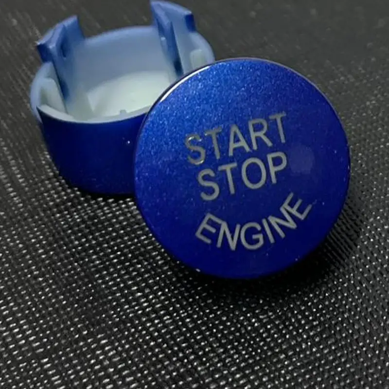 BMW F32 M Performance Mavi Start Stop Tuşu