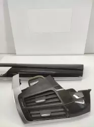 BMW X6 F16 Koyu Ahşap Desenli Trim Seti - 1