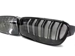 BMW F10 Piano Black Ön Böbrek Panjur Izgara Sağ Sol Takım - 3