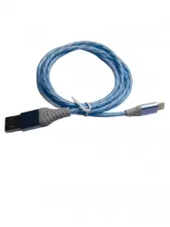 Ledli Telefon Şarj Kablosu - 4