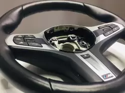 BMW G30 M Performance Siyah Deri Dikişli Isıtmalı Direksiyon Simidi - 3