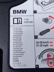 BMW F32 4 Seri Lastik Şişirme Pompası - 4