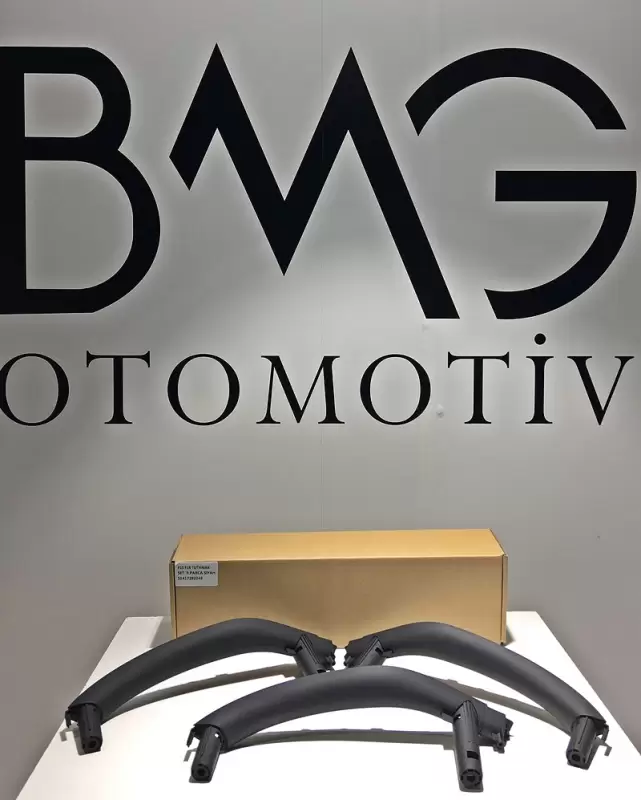 BMW X6 F16 İÇ KAPI KOLU TUTAMAK SET SİYAH 3 PARÇA 51417292243