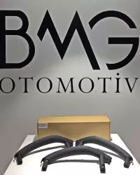 BMW X6 F16 İÇ KAPI KOLU TUTAMAK SET SİYAH 3 PARÇA 51417292243 - 1