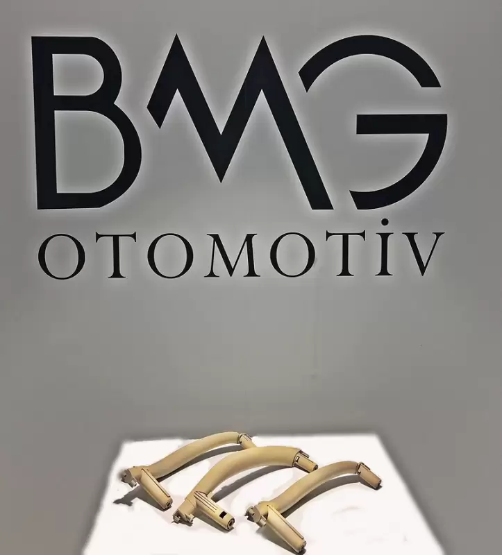 BMW X6 F16 İÇ KAPI KOLU TUTAMAK SET AÇIK BEJ 3 PARÇA 51417345333 (3 Parça)