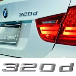 BMW 320d Bagaj Yazısı - 2