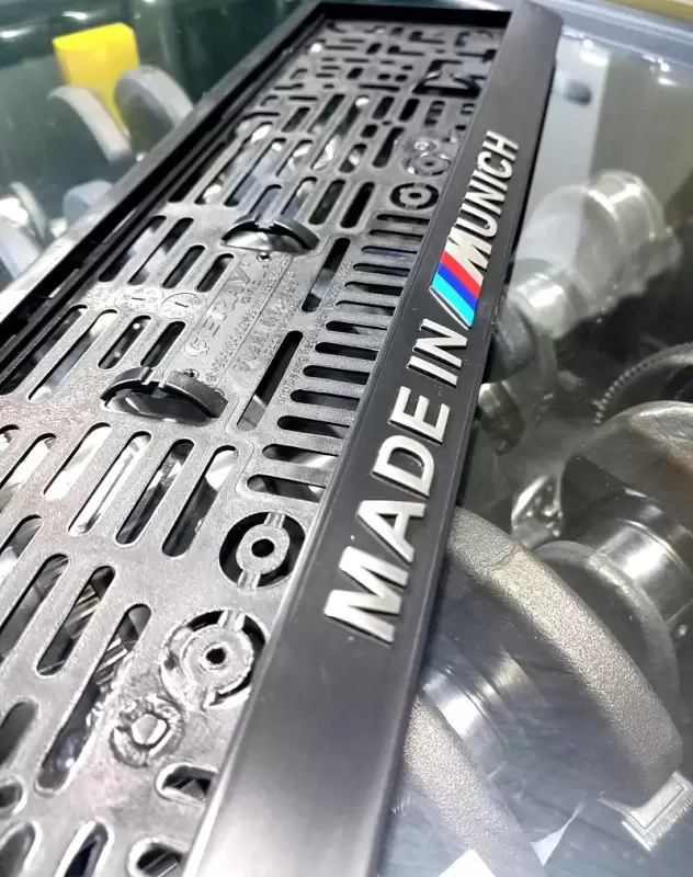 MADE IN MUNICH Orijinal Ön ve Arka Plakalık