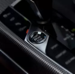 BMW F Serisi Kristal Start Stop Tuşu Gri - 1