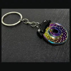 HOLOGRAM DİSK METAL ANAHTARLIK - 1