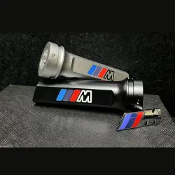 BMW M LOGOLU METAL EL FREN KAPAĞI GRİ - 2