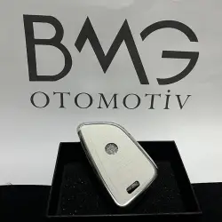 BMW G SERİSİ BEYAZ DERİ ANAHTAR KILIFI - 2