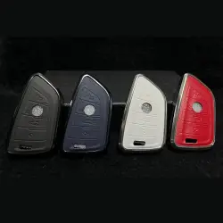 BMW G SERİSİ KIRMIZI DERİ ANAHTAR KILIFI - 1