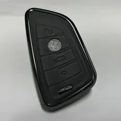 BMW G SERİSİ FÜME DERİ ANAHTAR KILIFI - 2