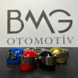 BMW METAL KASK ANAHTARLIK -SİYAH- - 3