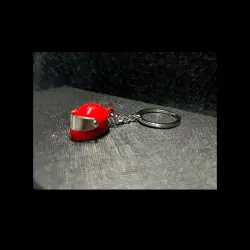 BMW METAL KASK ANAHTARLIK -KIRMIZI- - 6