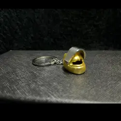 BMW METAL KASK ANAHTARLIK -GOLD- - 2