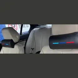BMW ARAÇ İÇİ M PERFORMANCE ŞERİT BOYUN YASTIĞI (ÇİFT) - 4