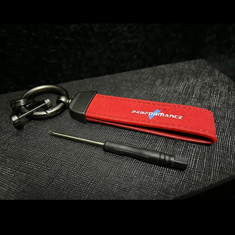 BMW M PERFORMANCE SÜET ANAHTARLIK -KIRMIZI-