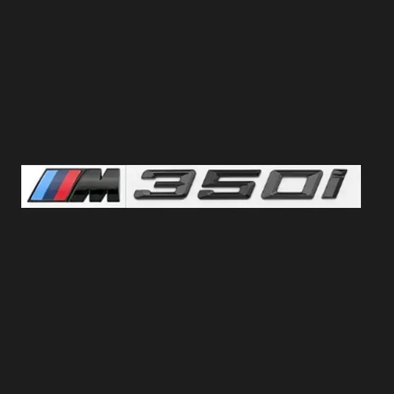 Bmw M 350i Siyah Bagaj Yazısı İthal Ürün A++ Kalite M LOGO UZUNLUK (4.5 CM)