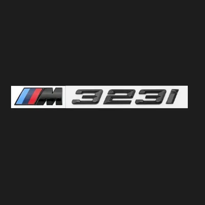 Bmw M 323i Siyah Bagaj Yazısı İthal Ürün A++ Kalite M LOGO UZUNLUK (4.5 CM)