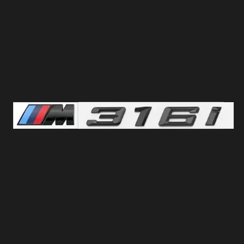Bmw M 316i Siyah Bagaj Yazısı İthal Ürün A++ Kalite M LOGO UZUNLUK (4.5 CM)