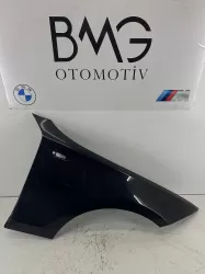 BMW E87 Sağ Ön Çamurluk 41357133228 (Siyah Metalik)