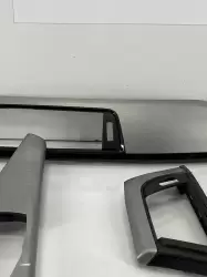BMW F34 GT Alt Siyah Üst Dekorlu Gümüş Trim Seti KÇM ( Orjinal)