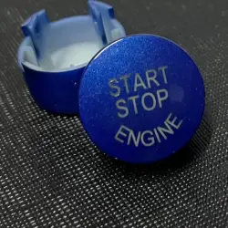BMW F30 M Performance Mavi Start Stop Tuşu 