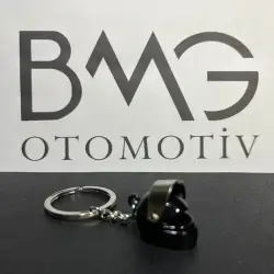 BMW METAL KASK ANAHTARLIK -SİYAH-