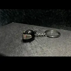 BMW METAL KASK ANAHTARLIK -SİYAH-